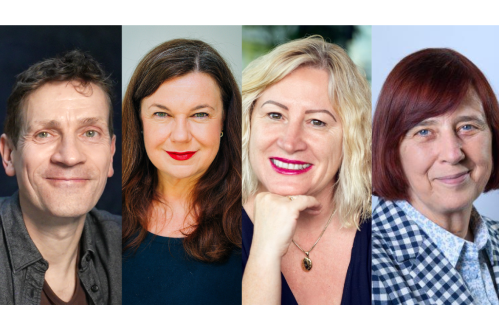Speakers from Left to Right: Bruce Daisley, Amanda Brock, Georgina Owens, Bev White.