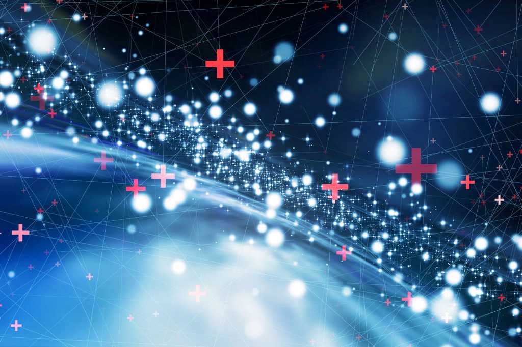 plus symbol globe communication network digital transformation concept abstract