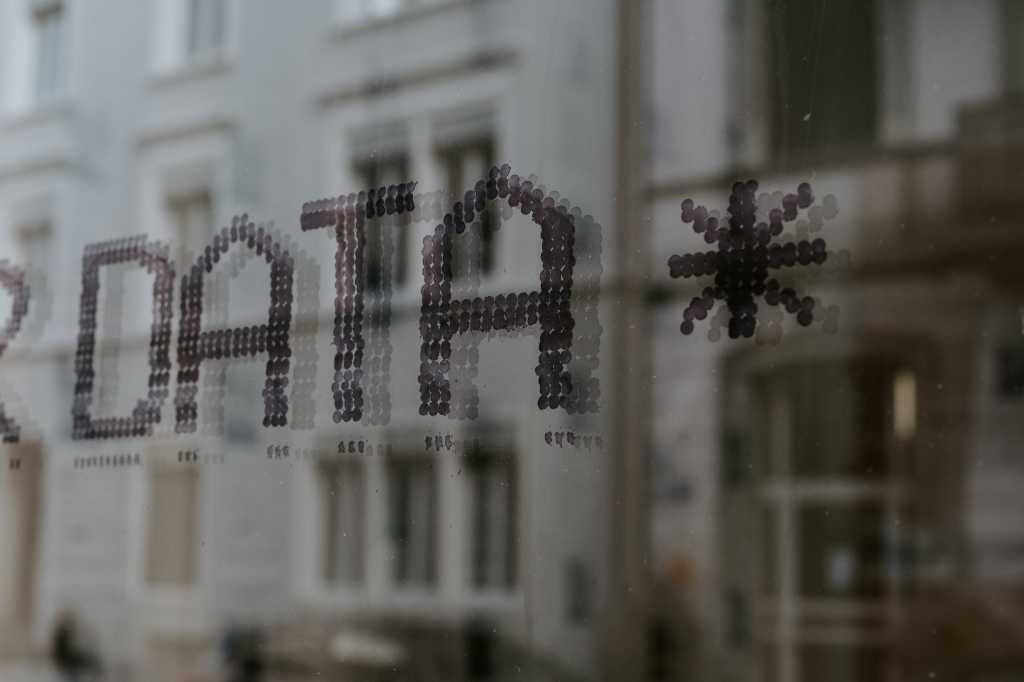 data written on window