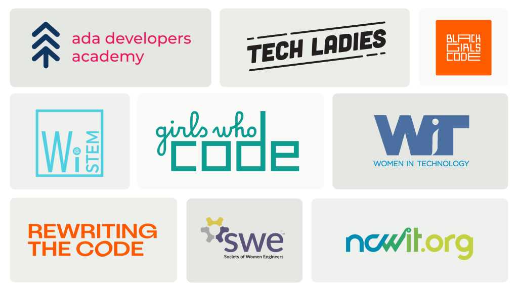 Women in Tech logos