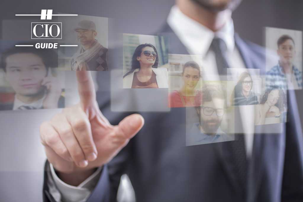 human capital software recruiting crm with badge