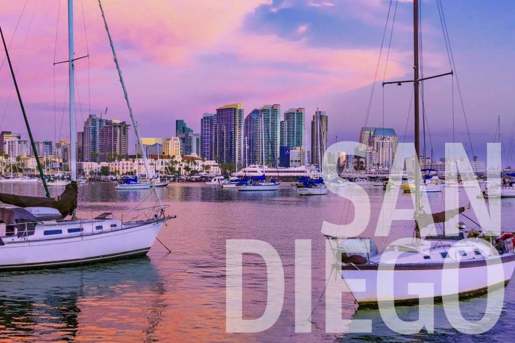 san diego sailboats skyline harbor by ron thomas getty