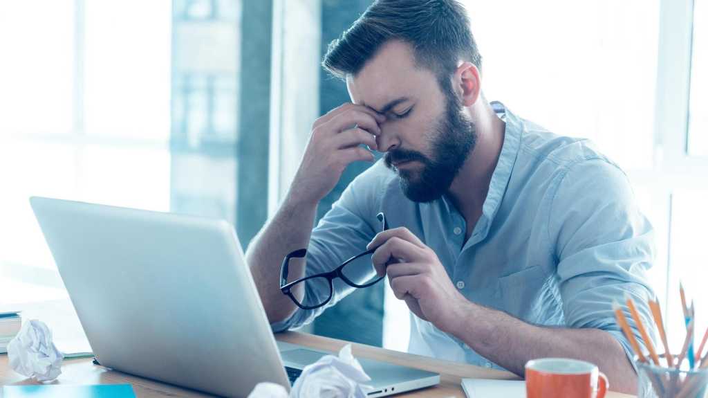Frustration, frustriert, Burnout, Stress 16:9