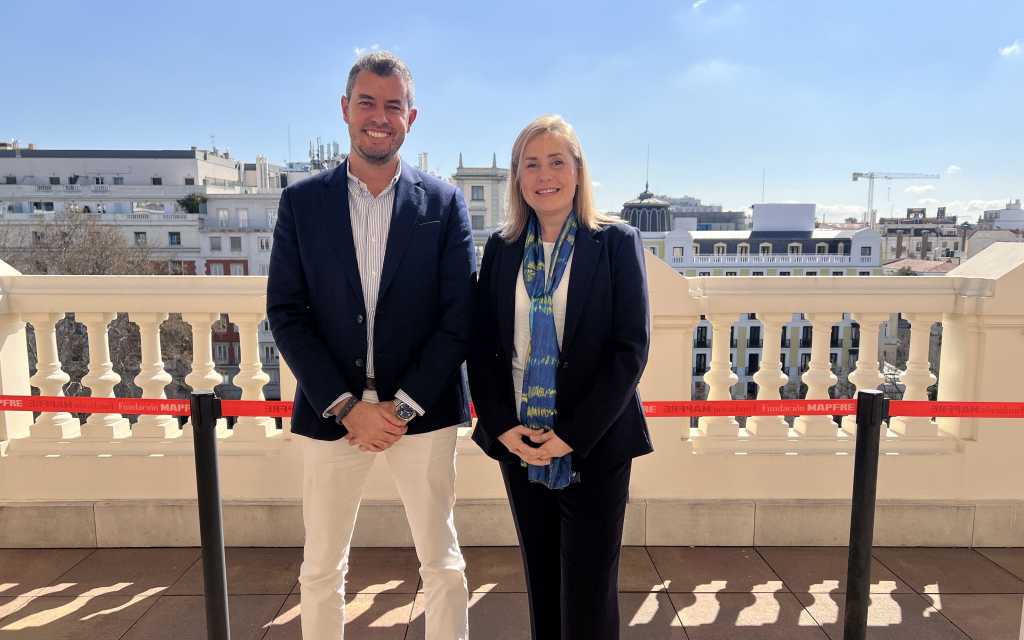 Maribel Solanas, Group CDO en Mapfre, y Ubaldo González, su homólogo en España.