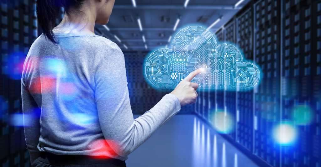Cloud Computing Technology Stock Photo