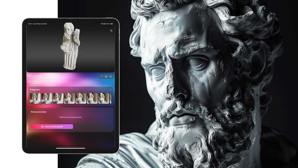 Sixtema ha desarrollado una plataforma que conjuga escaneo 3D, inteligencia artificial y realidad aumentada para la preservación del patrimonio cultural.