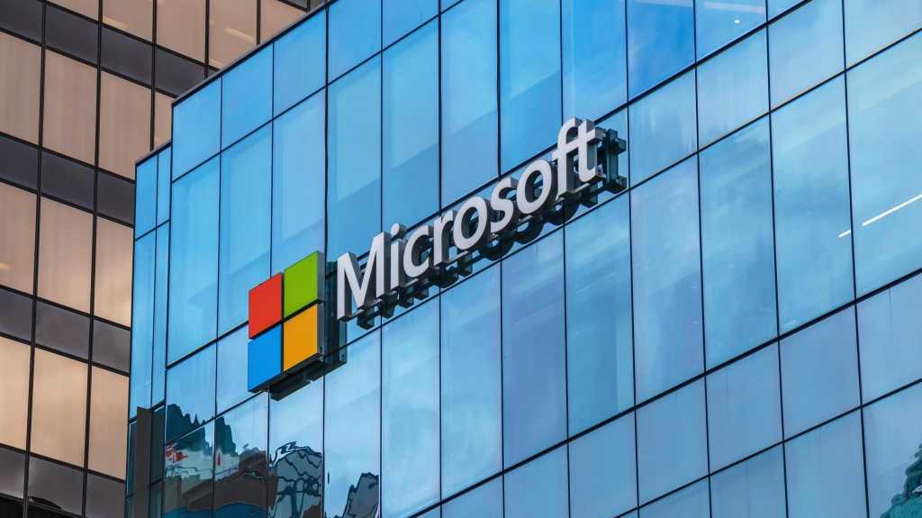 VANCOUVER, CANADA - November 21, 2016: Microsoft sign on the new office building in Vancouver, Canada, November 21, 2016.