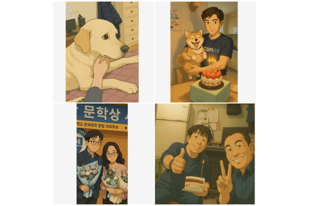 지브리풍 카카오톡 프로필