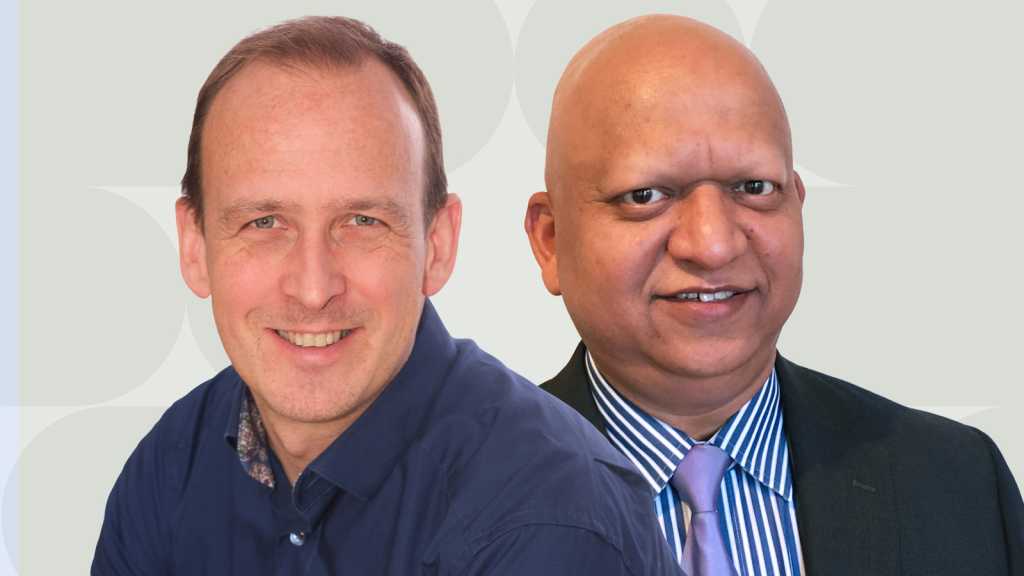 Dennis Mulder, CEO, WVE and Vipin Jain, founder and chief architect of Transformation Enablers Inc.