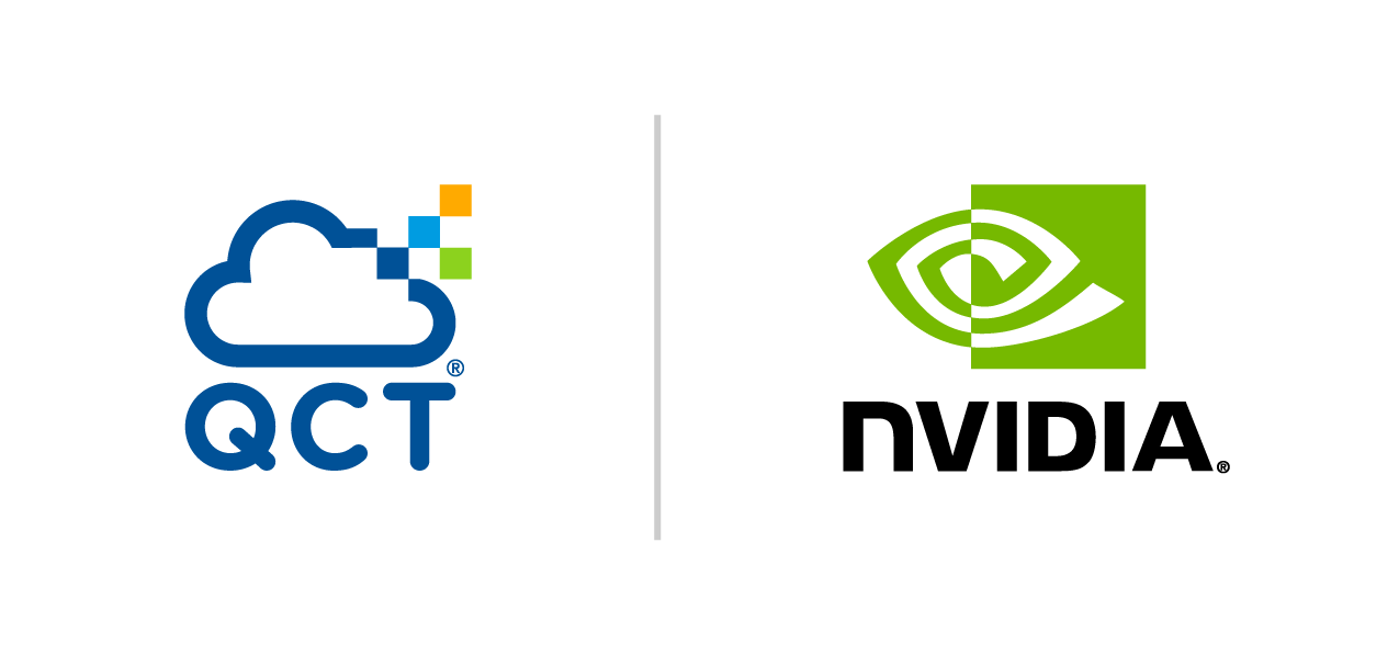 QCT and NVIDIA logo