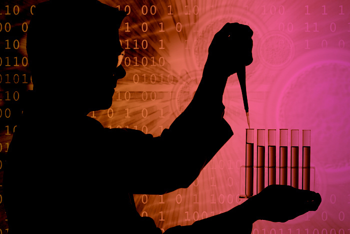 data science certification scientist with beakers