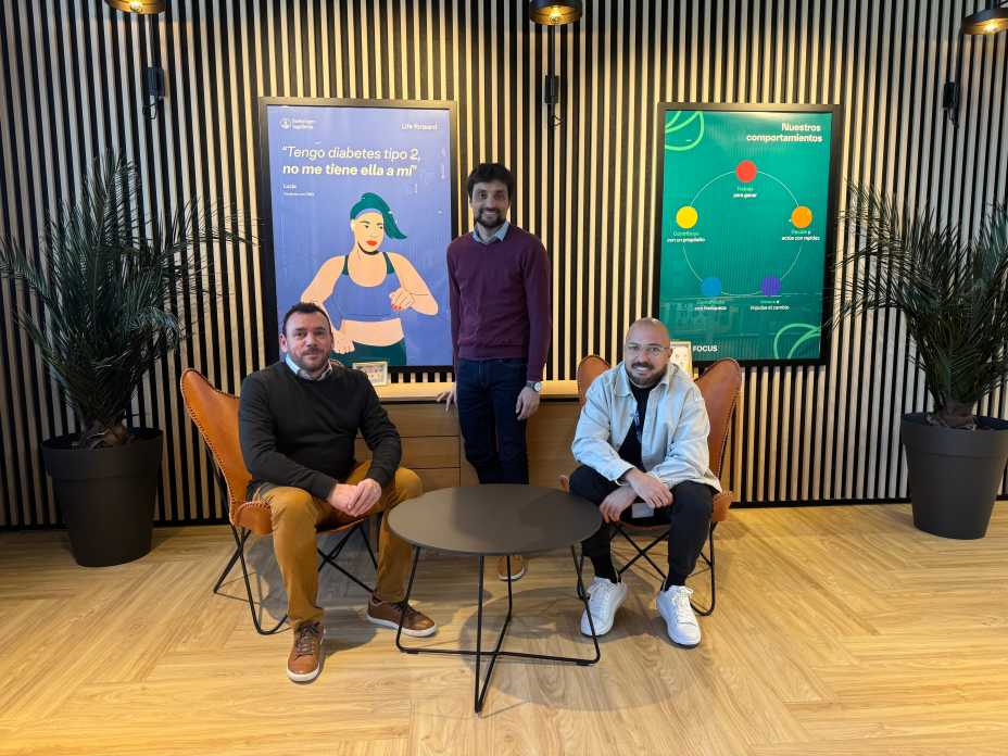 Lluís Roy i Català, Albert Borràs Rosell y Marcos Buria Sanz.