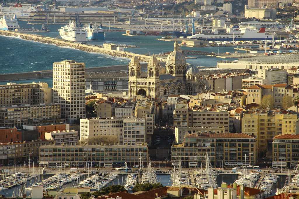 Una vista de la ciudad de Marsella